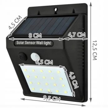 Solar LED Lamp With Sensor of Motion 830, SKU: 011-C