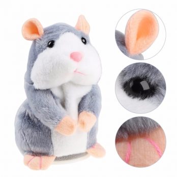 Talking Interactive Hamster Repeats Moves – plush toys wholesale, SKU: 015-D