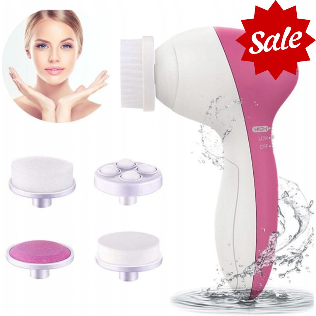 ELECTRIC FACIAL BRUSH 5IN1 MASSAGER SKU: 089