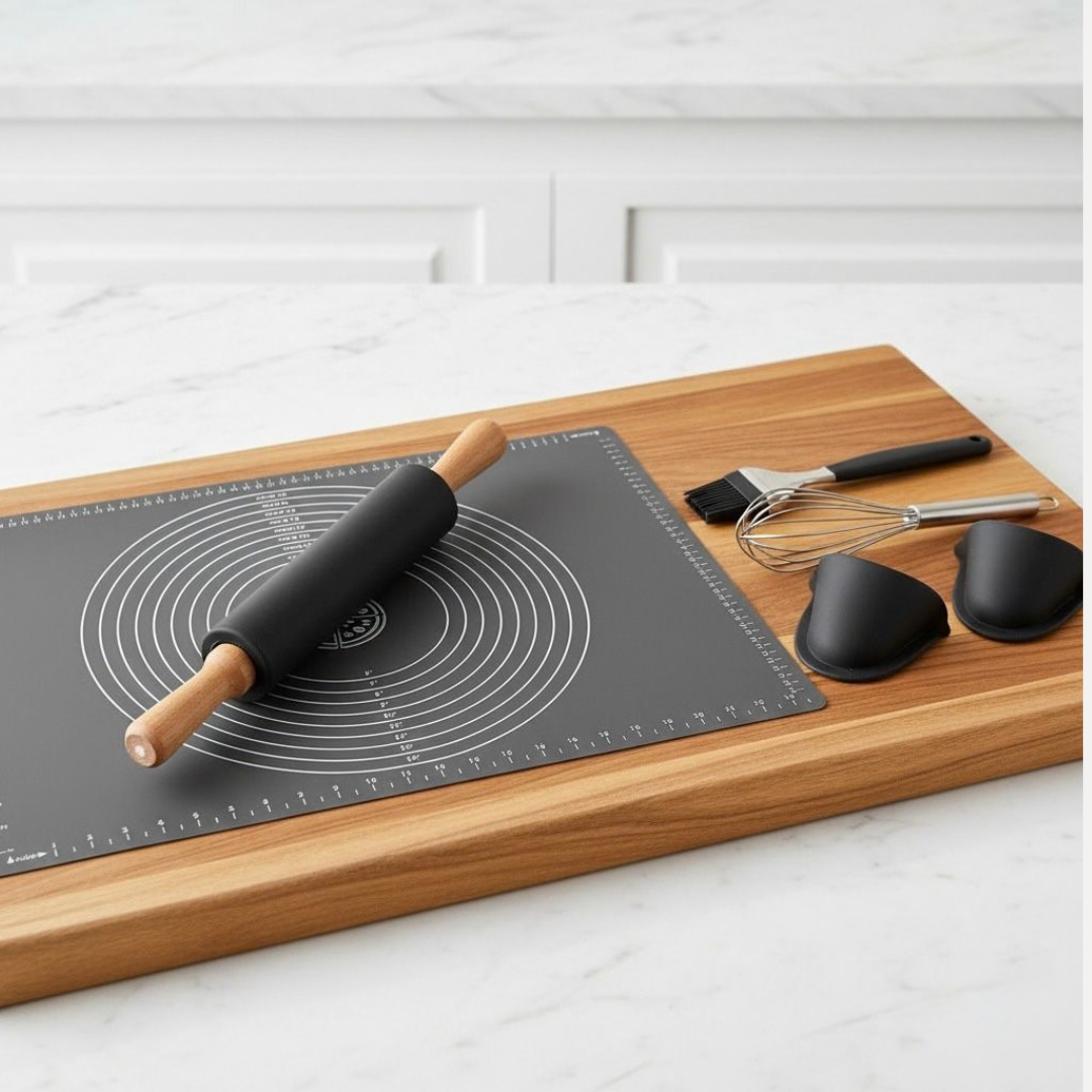 SET SILICONE BAKING MAT 7.EL SKU:094