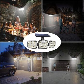 Solar Sensor Light With Remote Control, SKU: 104