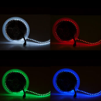 SMD LED STRIP 5M RGB COLORED POWER SUPPLY + REMOTE CONTROL, SKU: 280