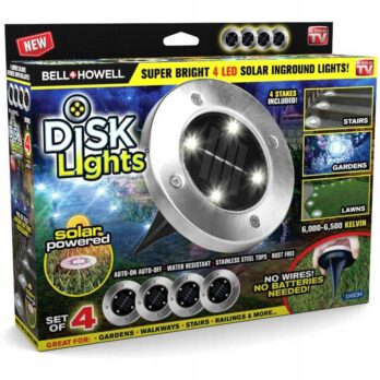 SOLAR GROUND LAMPS DISK LIGHT SKU: 350-B