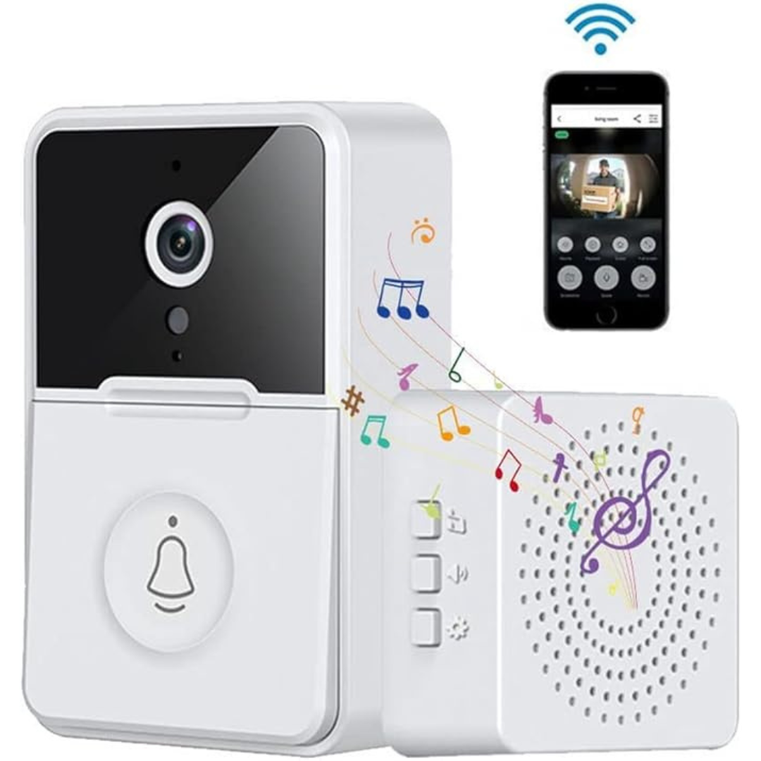 Smart Wi-Fi Video Doorbell with Camera & Night Vision, SKU: 361
