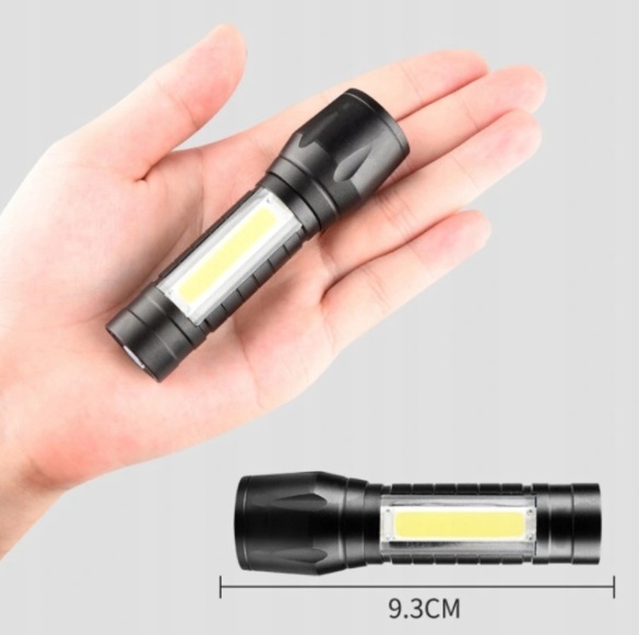 MINI TACTICAL POCKET FLASHLIGHT + BOX SKU: 389