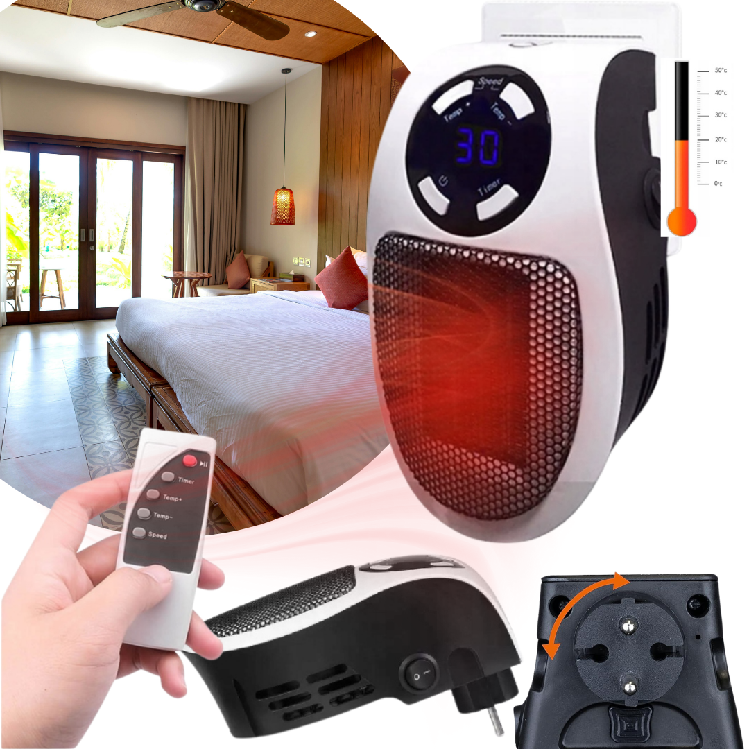 Mini Electric Heater with Remote Control, SKU: 286
