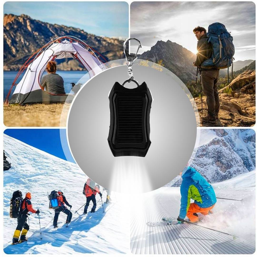 SOLAR POWERBANK KEYCHAIN FLASHLIGHT 1200 MAH SKU: 413