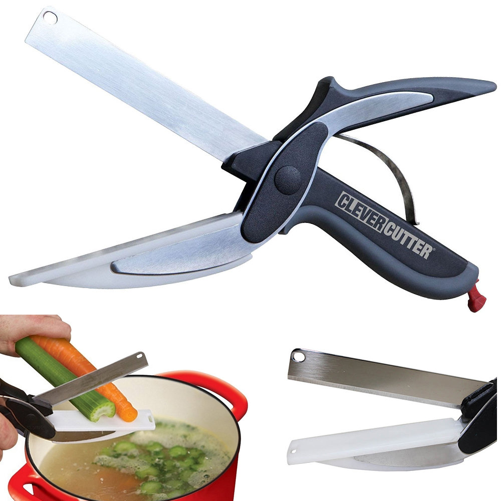 KITCHEN SCISSORS WITH A BOARD FOR VEGETABLES /MEATS  SKU:442