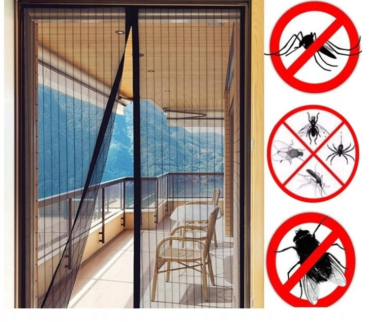 INSECT SCREEN WITH STRONG MAGNET 100X210CM SKU:454