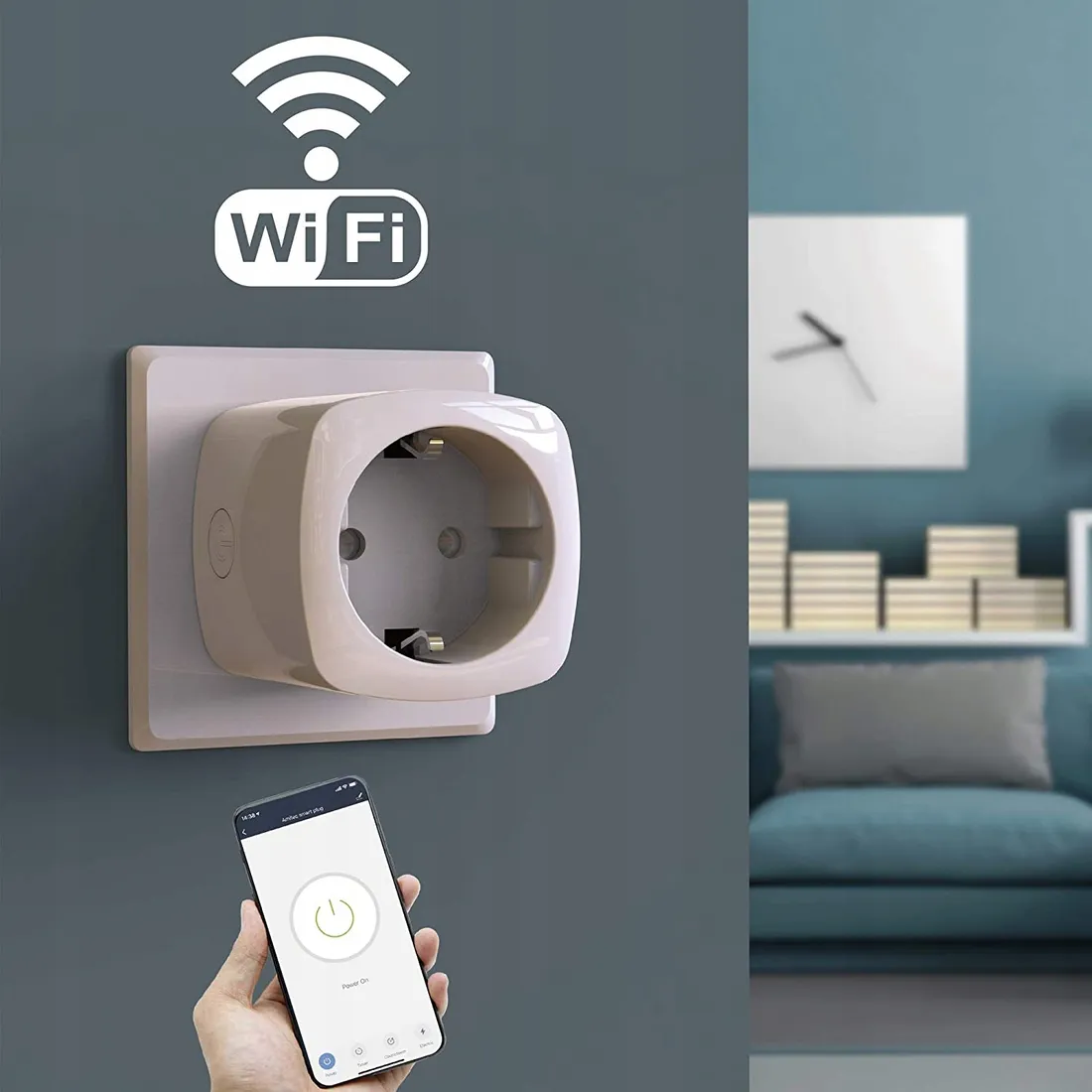 WIFI ELECTRIC SOCKET WITH TIMER SKU:462