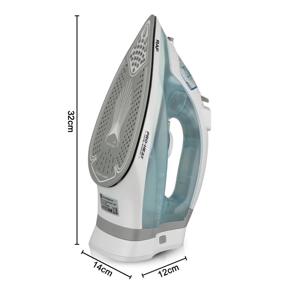 CORDLESS ELECTRIC STEAM IRON 2200W WITH CEREMIC SOLEPLATE, SKU: 486