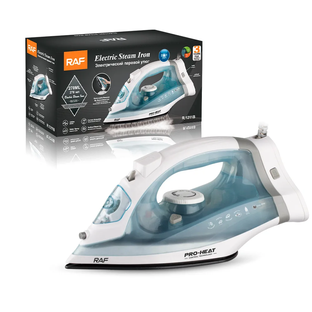 CORDLESS ELECTRIC STEAM IRON 2200W WITH CERAMIC SOLEPLATE, SKU: 486