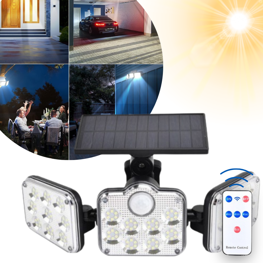 Solar Sensor Light With Remote Control, SKU: 379