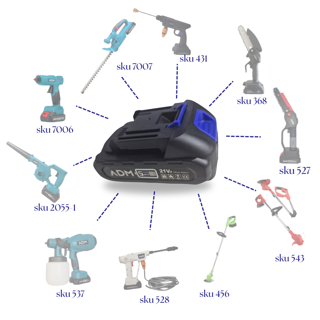 Rechargeable Lithium Battery 21V for ADM Electric Mini Tools, SKU: 439