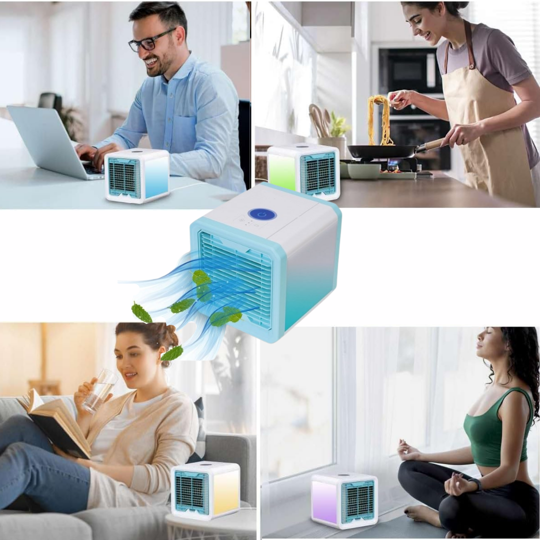 3-in-1 Portable Air Conditioner for Cooling, Humidifying, and Air Purifying, SKU:071