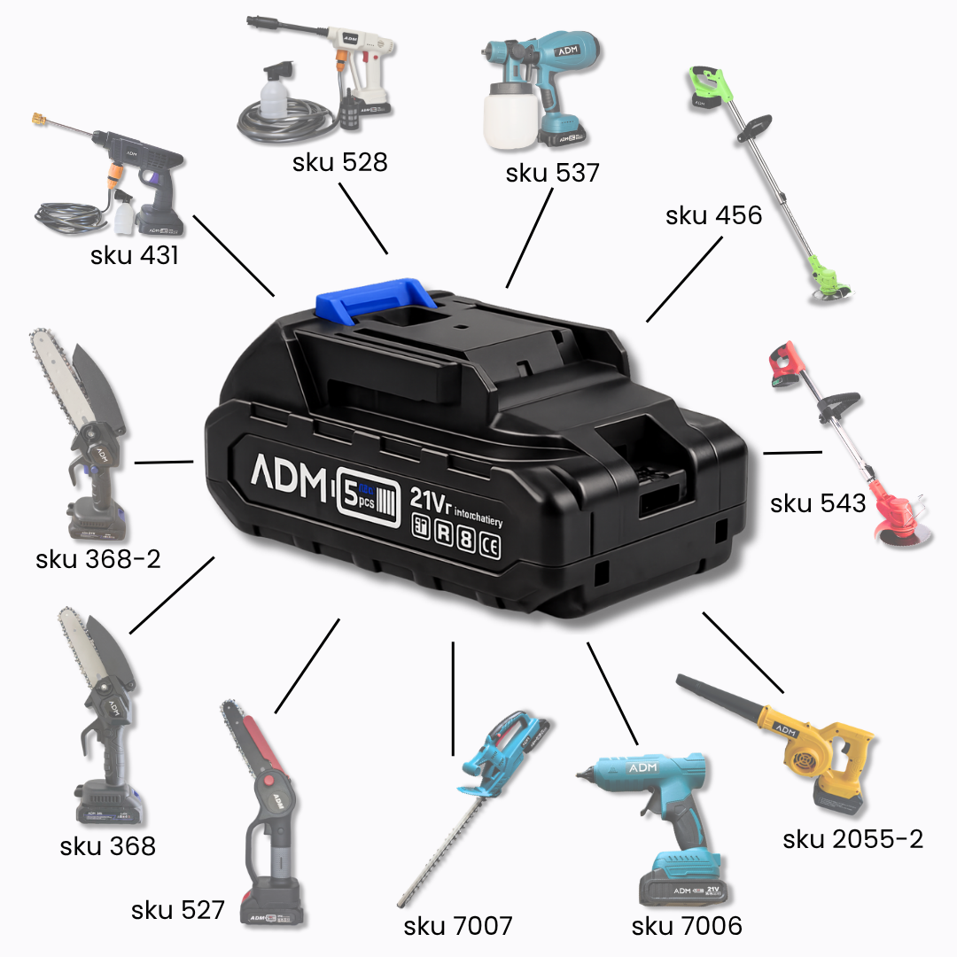 Rechargeable Lithium Battery 21V for ADM Electric Mini Tools, SKU: 439