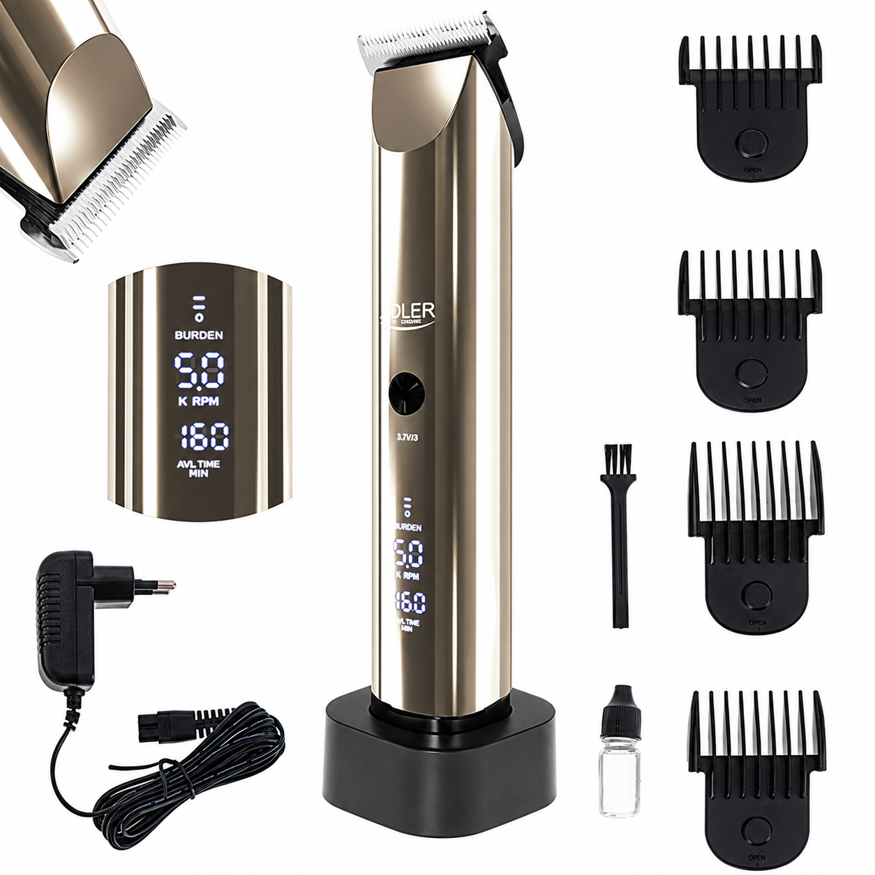 Adler Hair Clipper LCD SKU: AD 2834