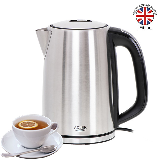 Adler Electric kettle 1,7L with LCD display & temperature regulation SKU: AD 1340