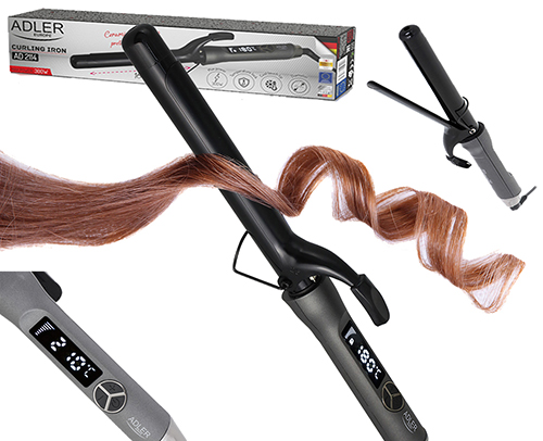 Adler Curling iron with LCD – 25mm SKU: AD 2114