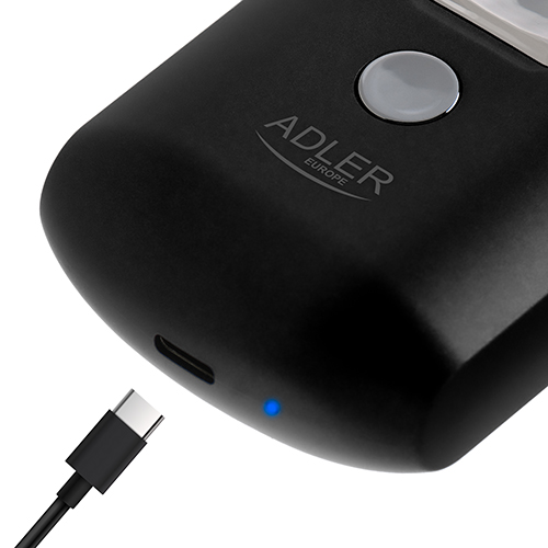 Adler Travel Shaver – USB 2 heads SKU: AD 2936