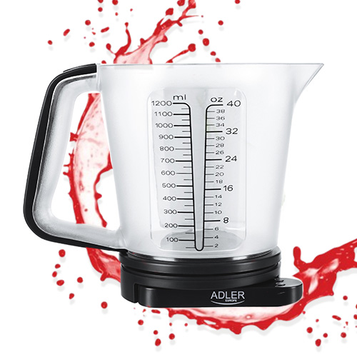 Adler Kitchen scale with a measuring cup SKU: AD 3178