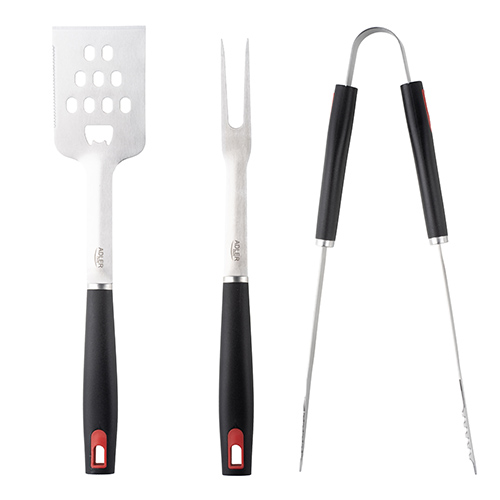 Adler Grill Utensil Set – Stainless Steel with Carrying Case SKU: AD 6727