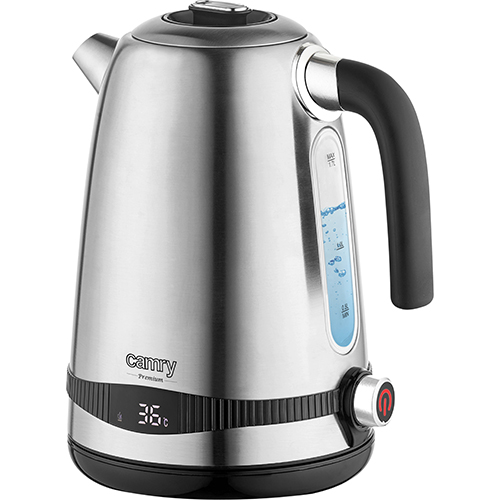 Camry 1 Stainless Steel 1,7L kettle with LCD display & temp. regulation SKU: CR 1291