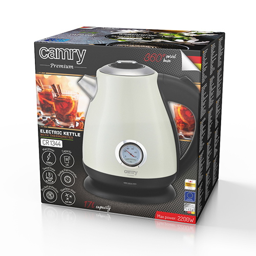 Camry Electric kettle with a thermometer 1,7L SKU: CR 1344