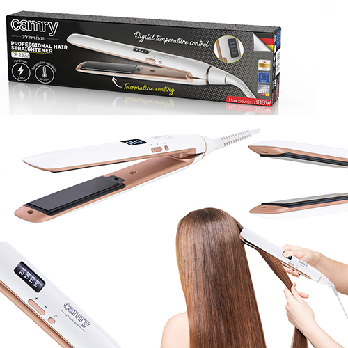 Camry Professional hair straightener – ceramic – tourmaline SKU:  CR 2322