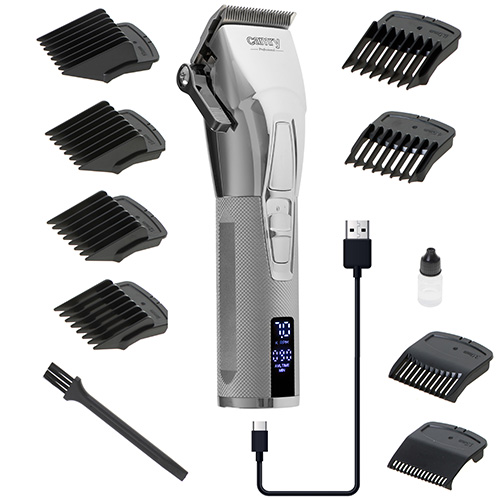 Camry Premium metallic hair clipper with LCD SKU: CR 2835s