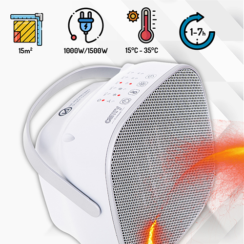 Camry Ceramic heater with LED SKU: CR 7732