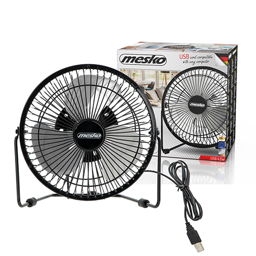 Mesko Small Office Fan – 15cm USB SKU:  MS 7322