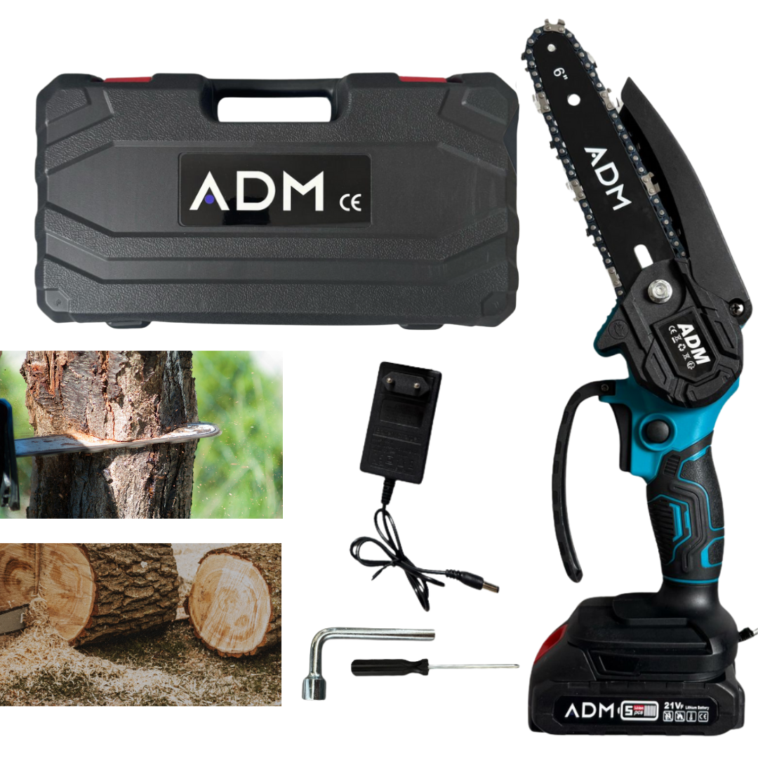 ADM CORDLESS MINI ELECTRIC SAW – BLUE & BLACK COLOURS, SKU: 368