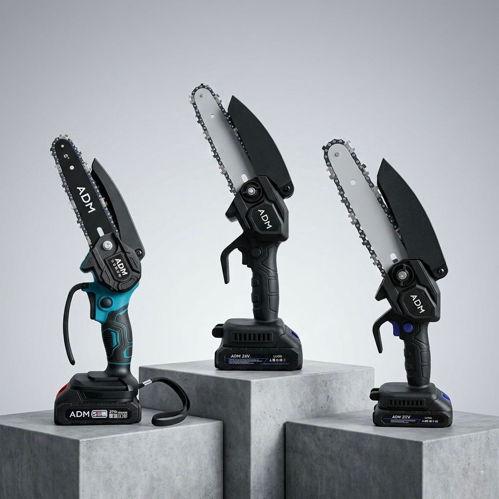 ADM CORDLESS MINI ELECTRIC SAW – BLUE & BLACK COLOURS, SKU: 368