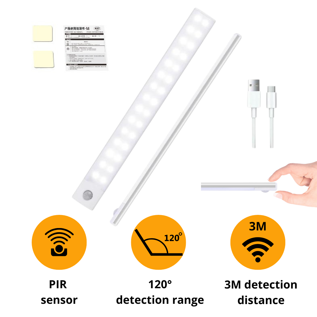 INTELLIGENT LED LAMP WITH MOTION SENSOR 30CM, SKU: 6080