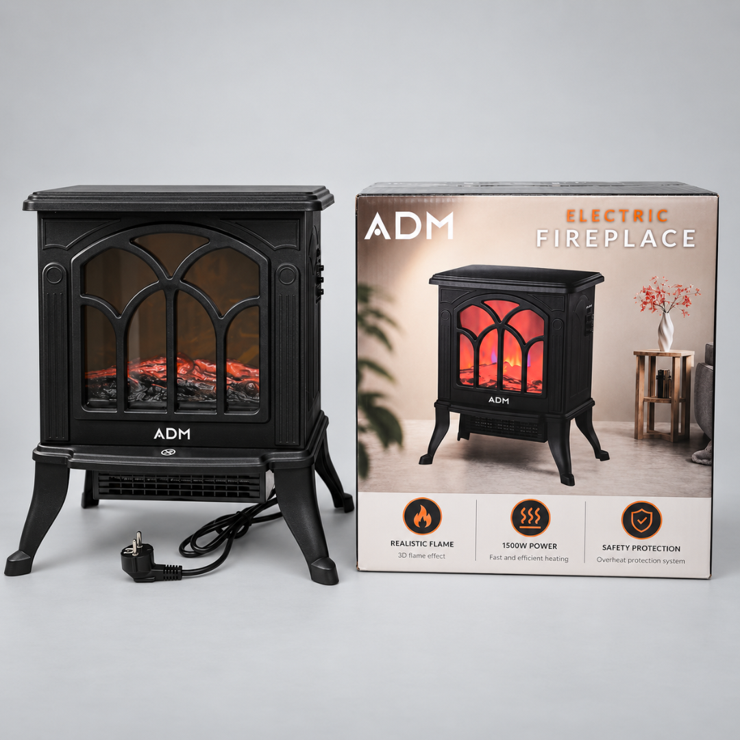 ADM 3D flame fireplace - 2in1 heater&blower, SKU: 2077 - Image 9
