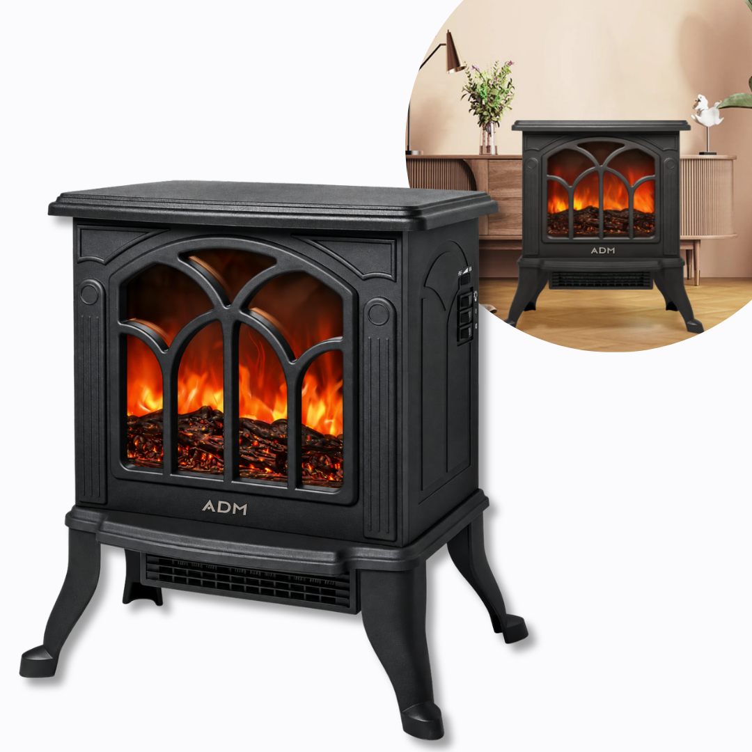 ADM 3D flame fireplace – 2in1 heater&blower, SKU: 2077