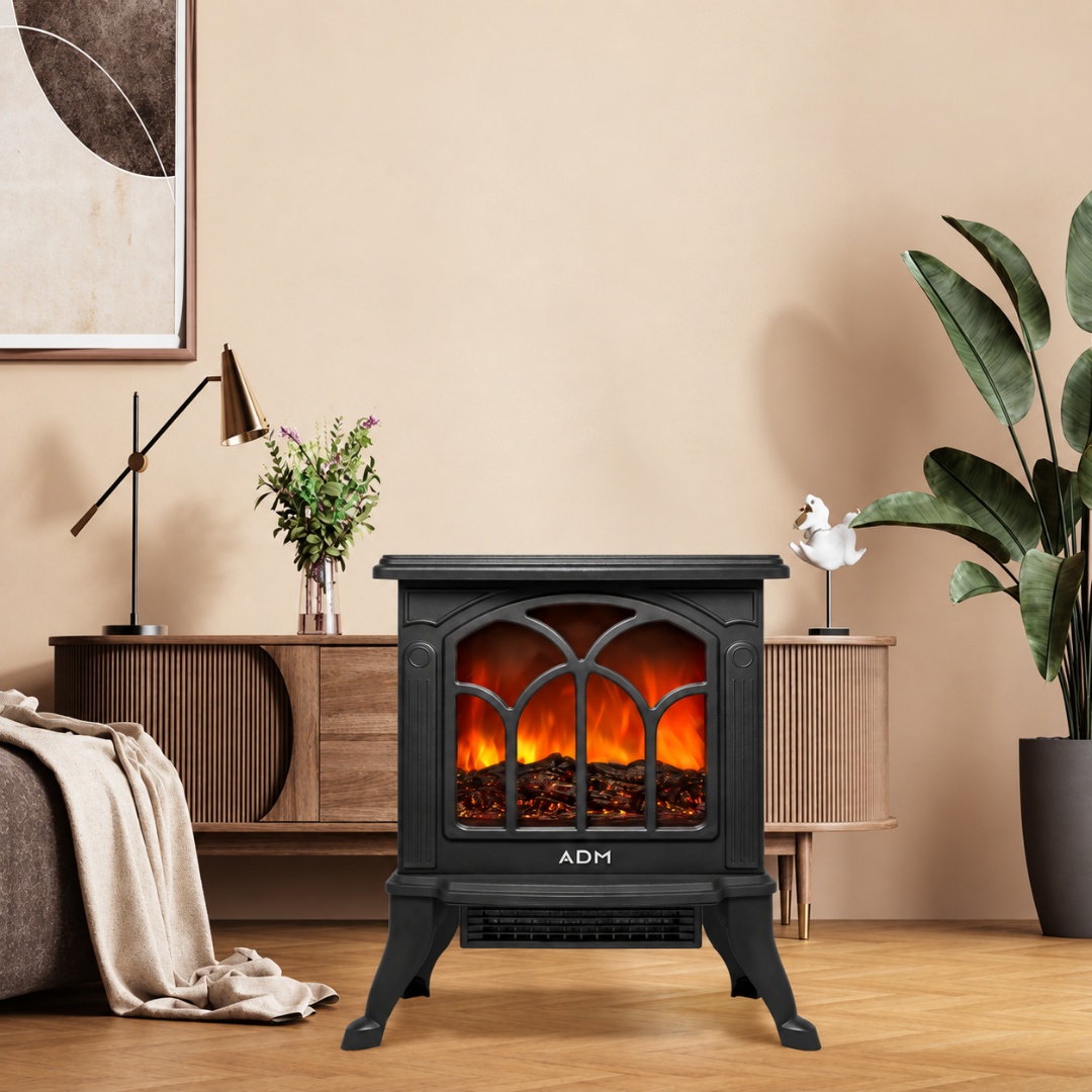 ADM 3D flame fireplace - 2in1 heater&blower, SKU: 2077 - Image 4