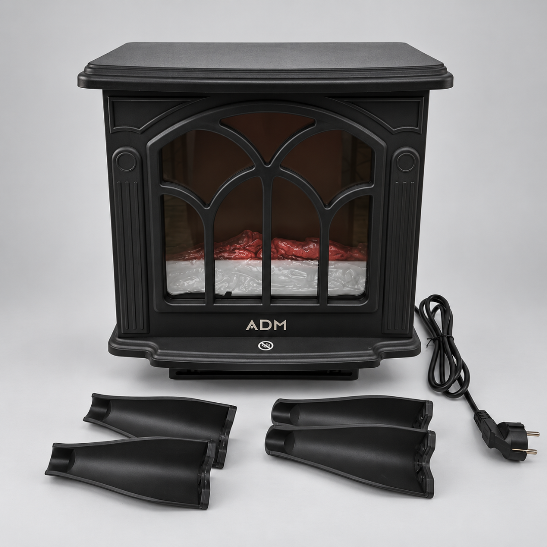ADM 3D flame fireplace - 2in1 heater&blower, SKU: 2077 - Image 8