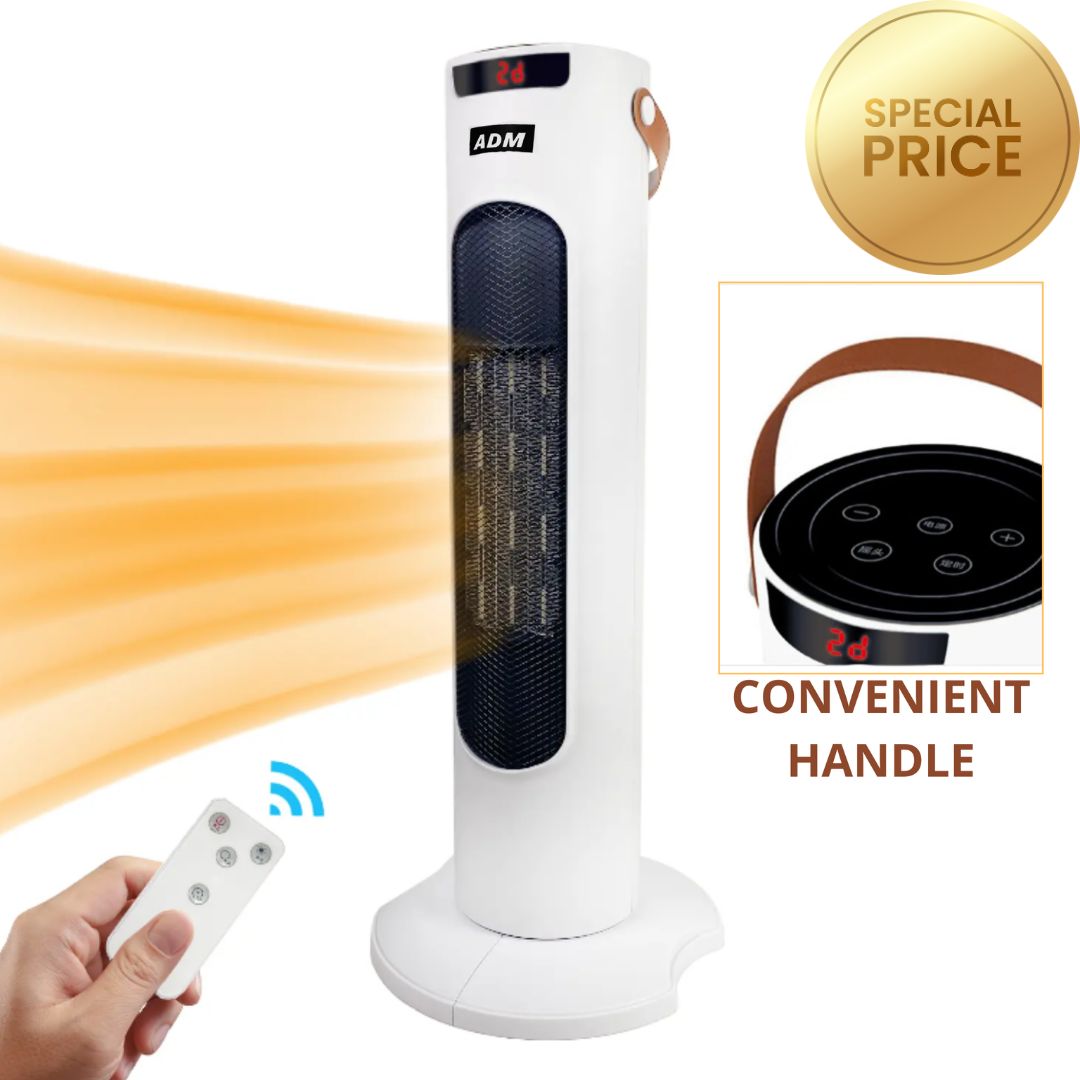 ADM FAN HEATER 1500W WITH LED DIGITAL DISPLAY, SKU: 6062