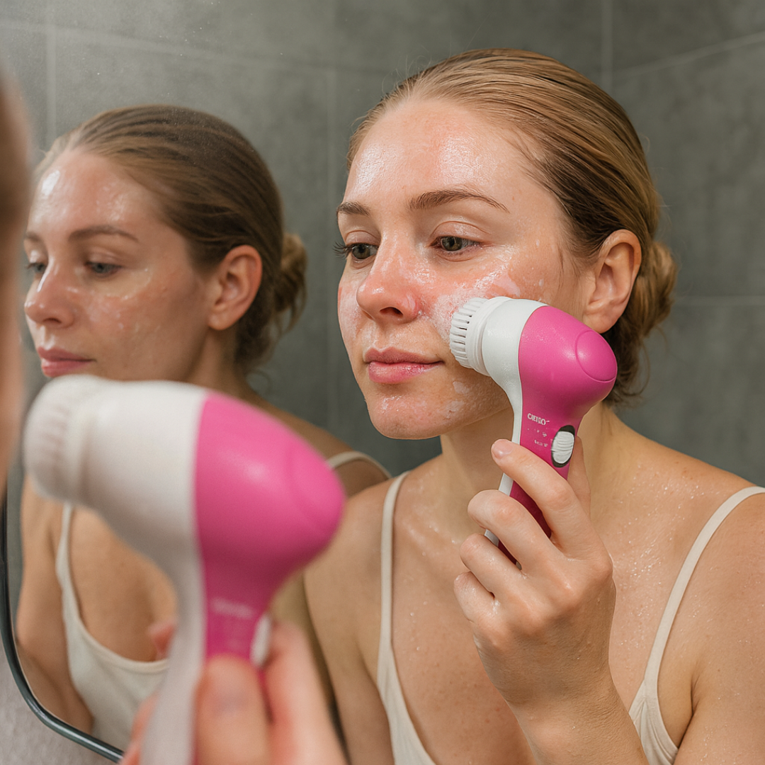 ELECTRIC FACIAL BRUSH 5IN1 MASSAGER SKU: 089