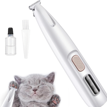 Paw trimmer - precision waterproof pet paw trimmer with LED light, SKU: 564