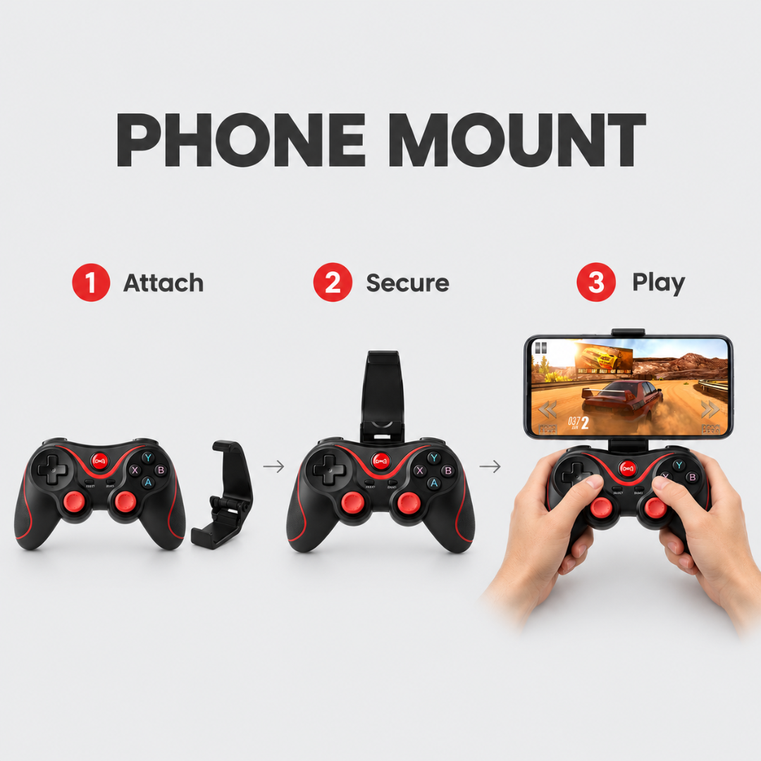 Pro Wireless Gamepad – Controller for Android, iOS & PC-2 variants , SKU: 401 - Image 4