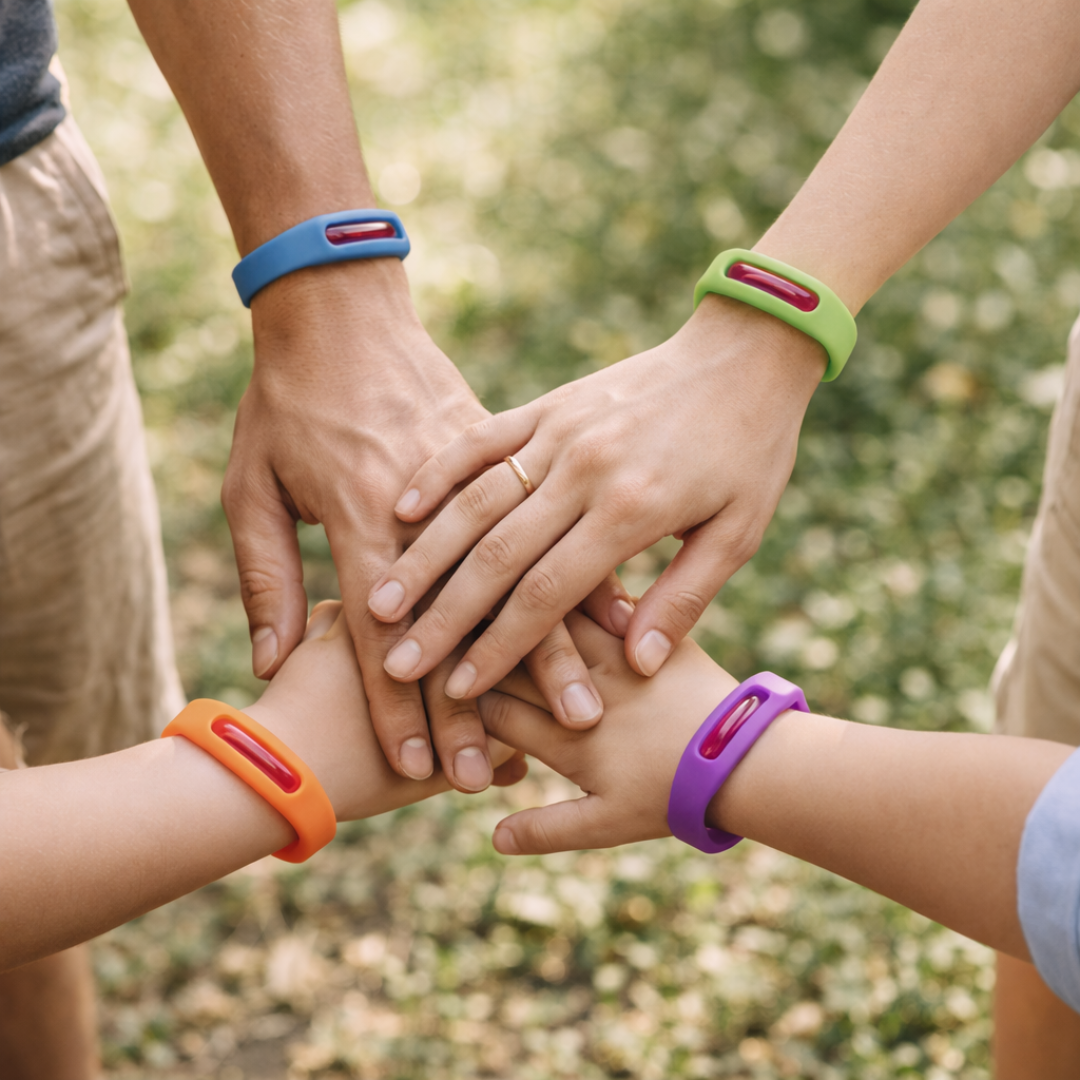 Mosquito Insect band Repellent Bracelet Silicone Adult Children SKU:070