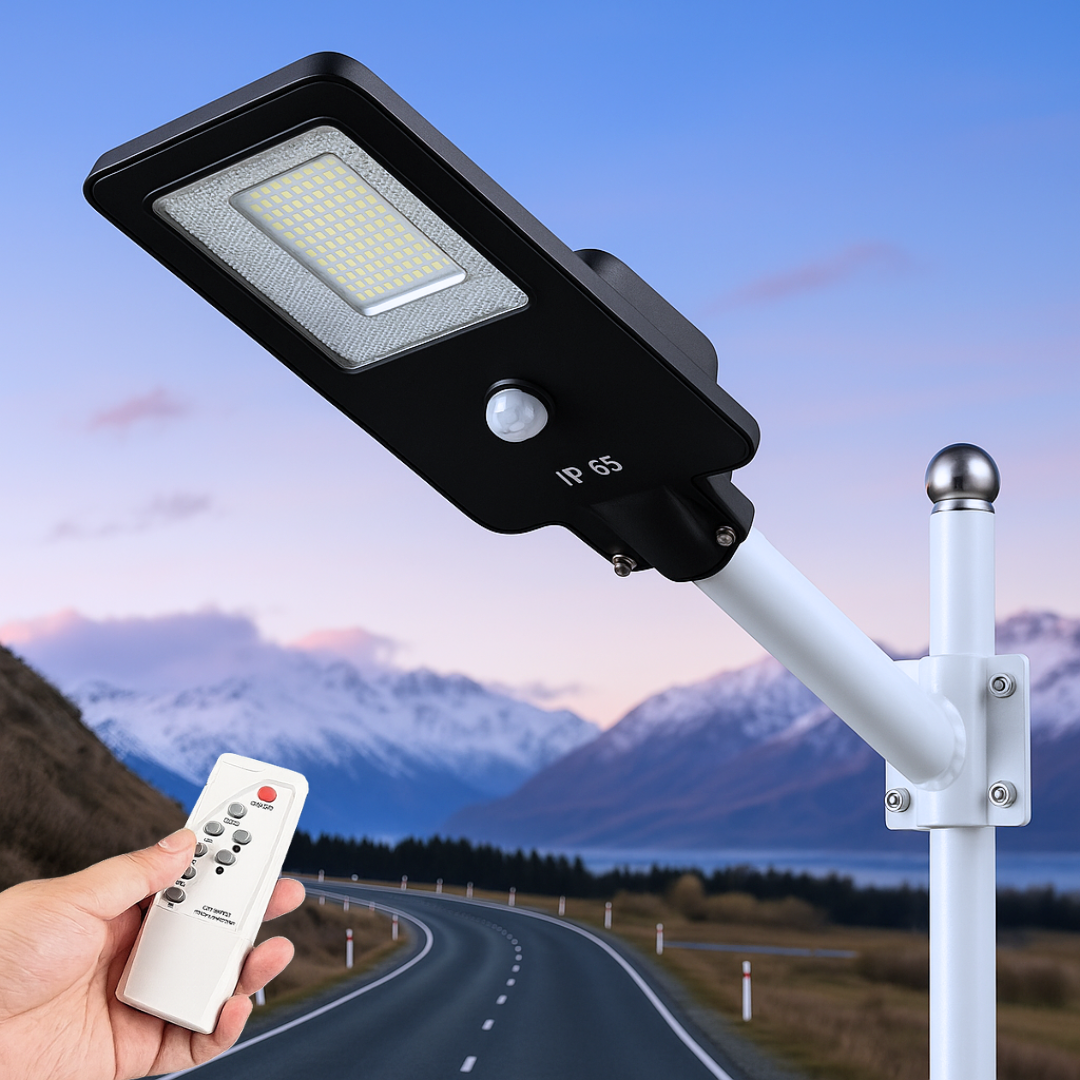 SOLAR STREET LAMP 200W WITH REMOTE LED 20158 SKU:101