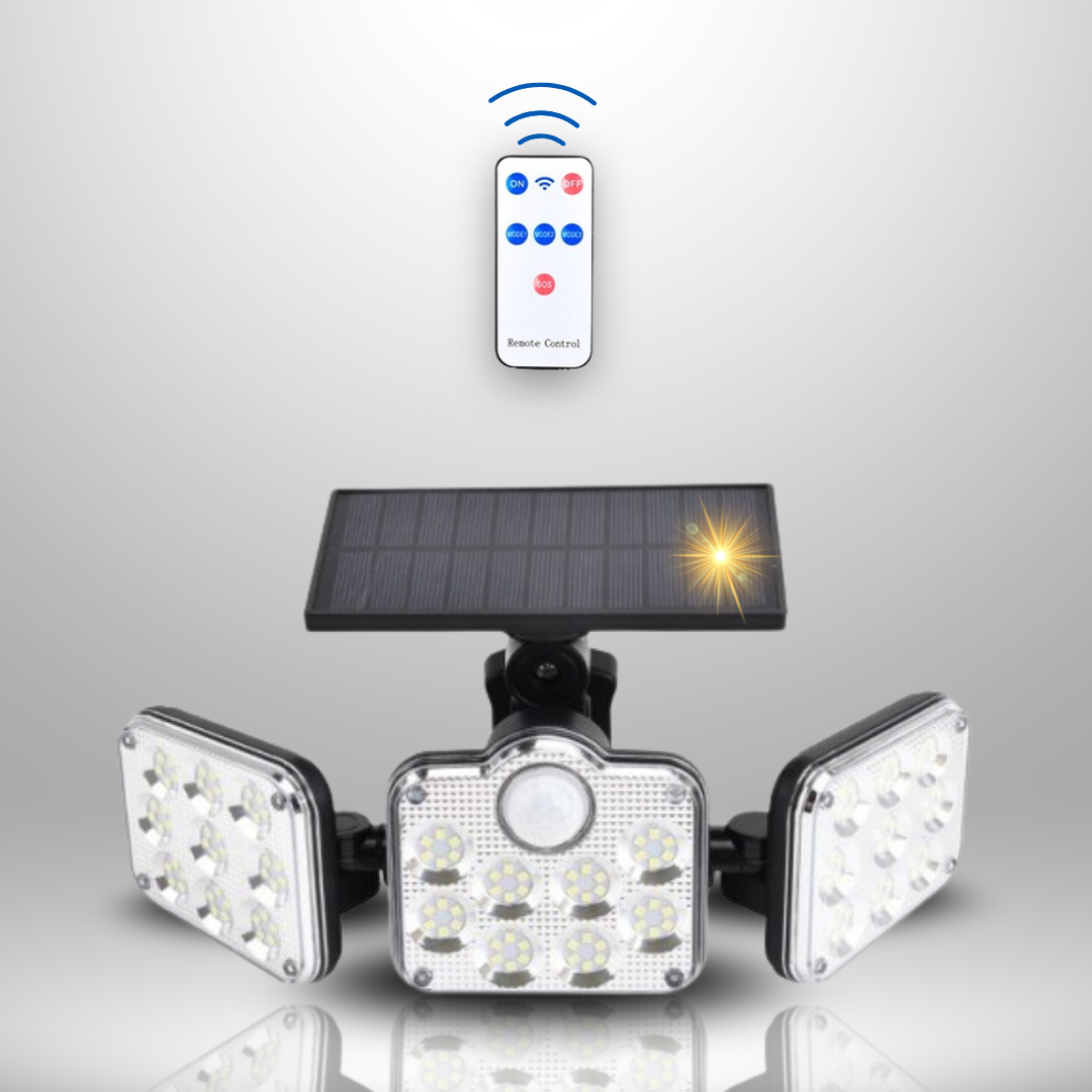 Solar Sensor Light With Remote Control,  SKU:171