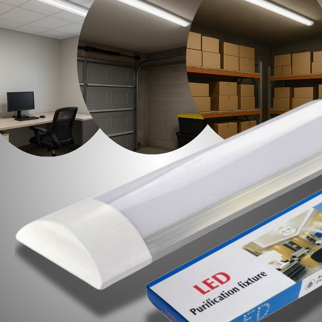 LED PANEL LAMP SURFACE MOUNTED LUMINAIRE FLUORESCENT LAMP 120CM, SKU: 144