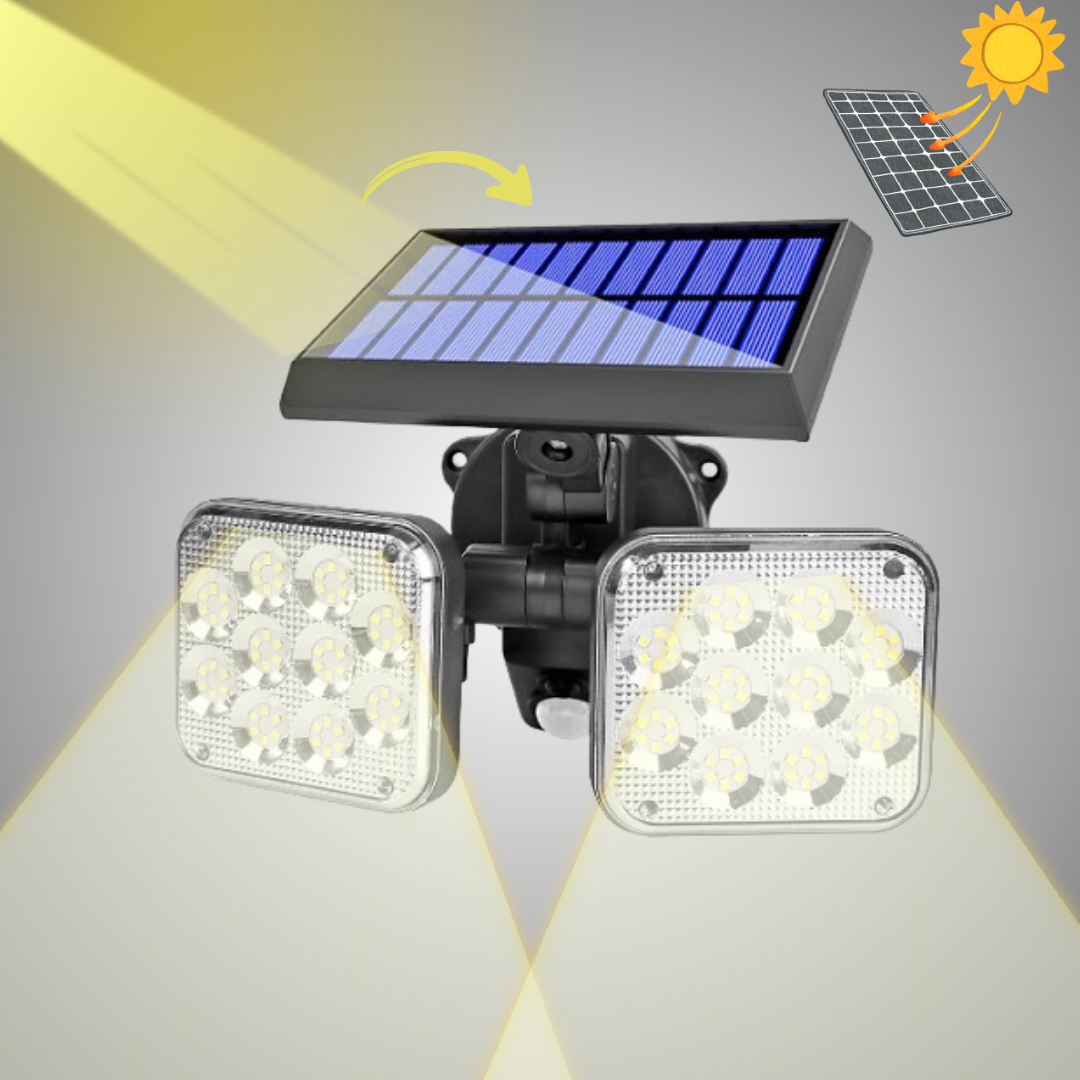 Solar Lamp 120 LED WITH DUSK MOTION SENSOR JD-2108 SKU: 097