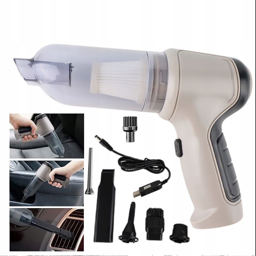 BAGLESS CORDLESS CAR VACUUM CLEANER SKU:438