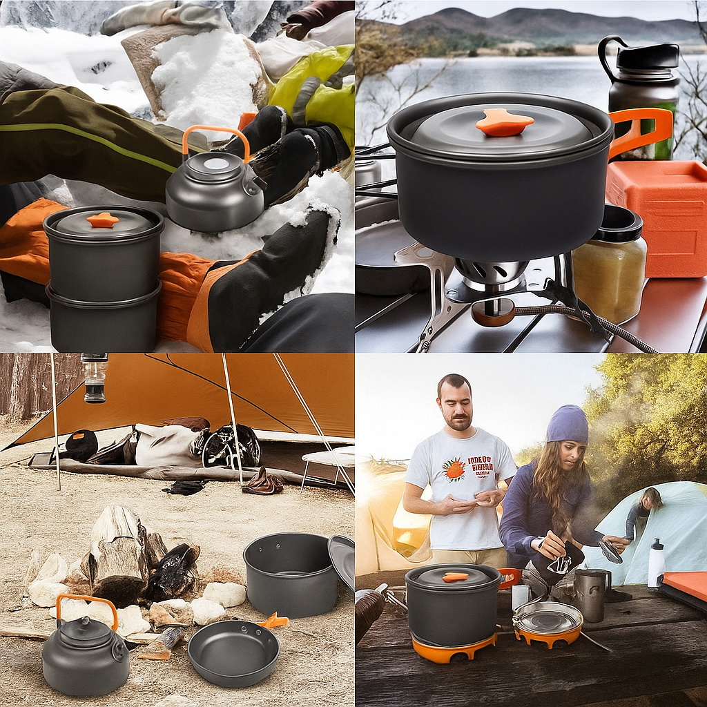 Portable Camping Cookware Set, SKU: 511